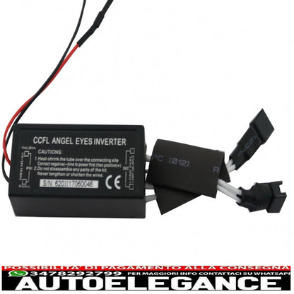 kit luci di marcia diurna angel eye adatto per mazda 323/626 (1998-2004) luci di marcia diurna a led smd