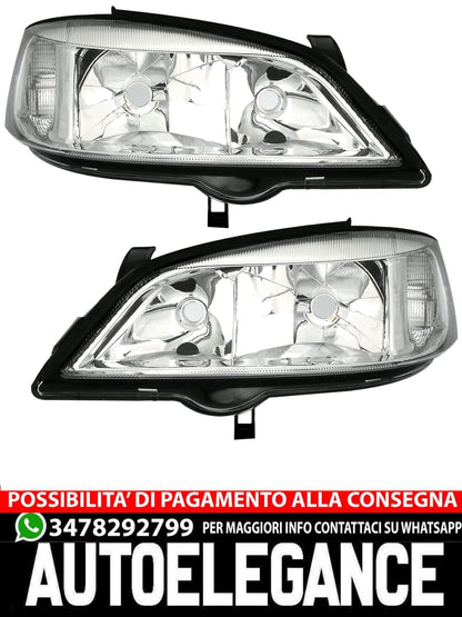 Set fari anteriori per Opel Astra G fari principali sinistro + destro alogeno