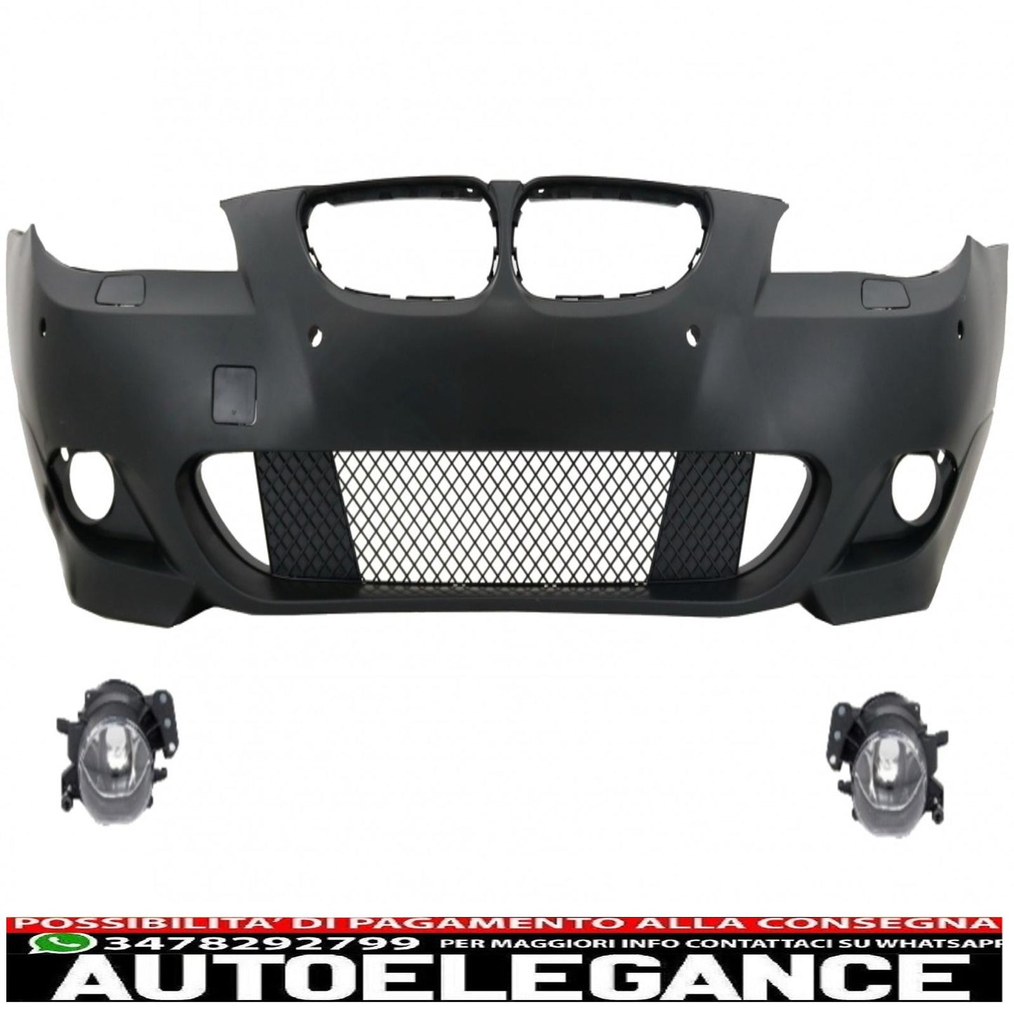 body kit suitable for bmw 5 series e60 lci (2007-2010) m-technik design with 18mm pdc