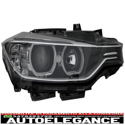 led drl angel eye headlights with projector suitable for bmw 3 series f30 f31 (2011-2015) 