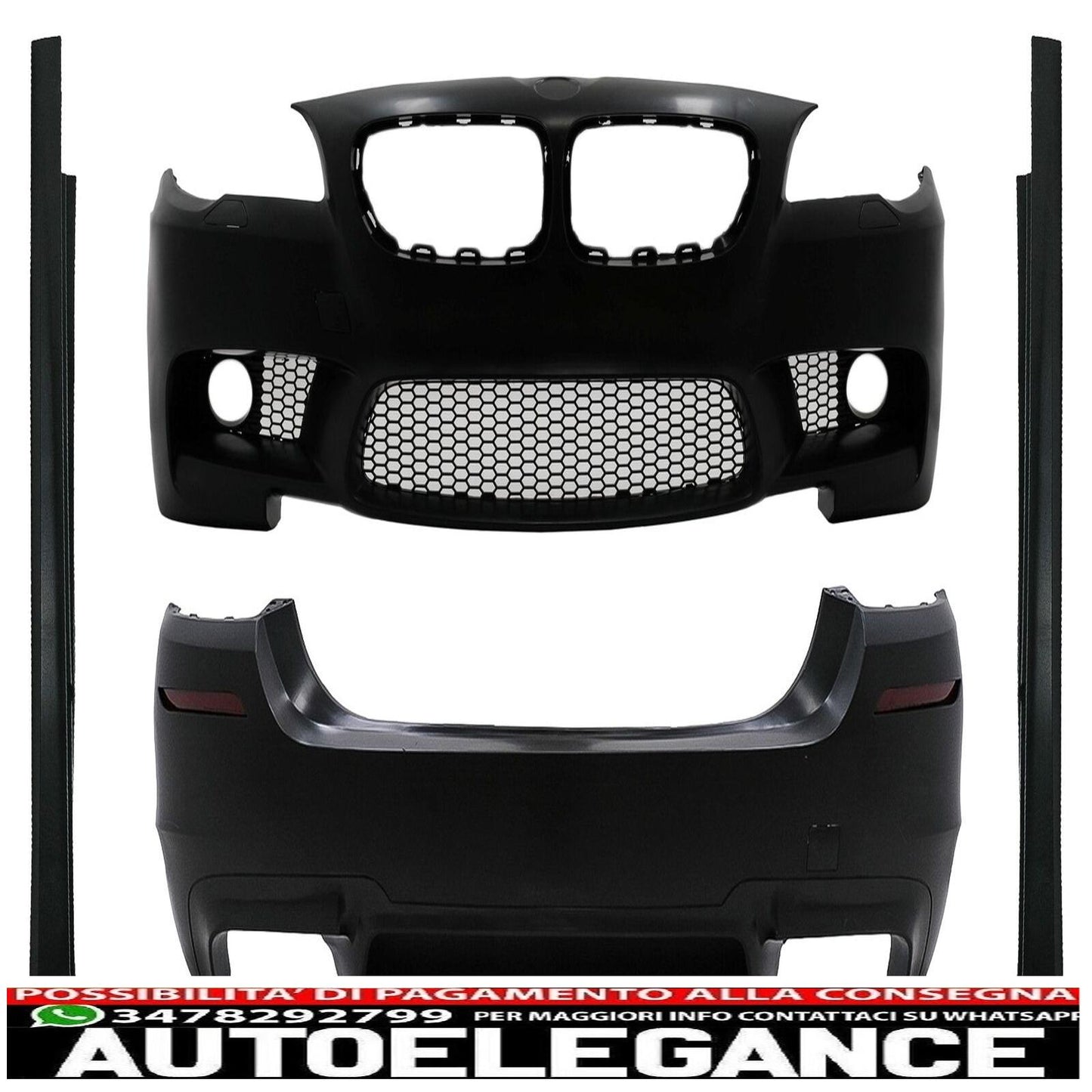 Kit carrozzeria paraurti gonne per BMW Serie 5 F10 2010-2017 M5 Design