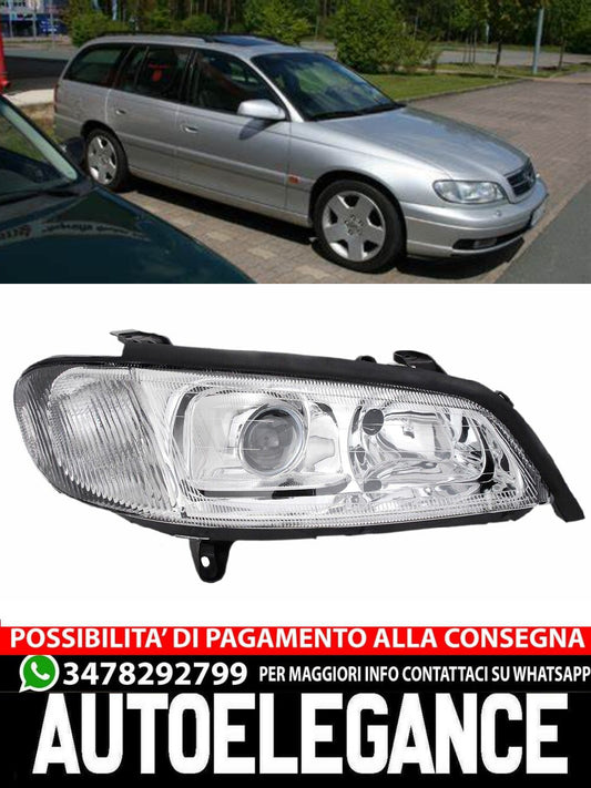 Headlight Set for Opel Omega B 1999-2003 Facelift H1 H7 LWR 