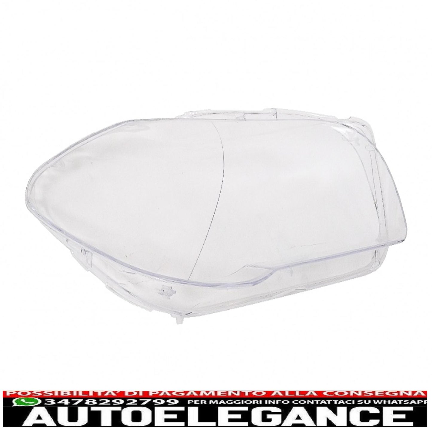 occhiali per fari adatti per bmw serie 5 f10 f11 f18 (2010-2017) ottica in vetro trasparente