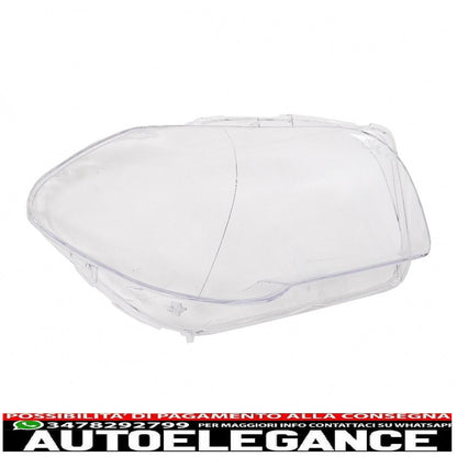 occhiali per fari adatti per bmw serie 5 f10 f11 f18 (2010-2017) ottica in vetro trasparente