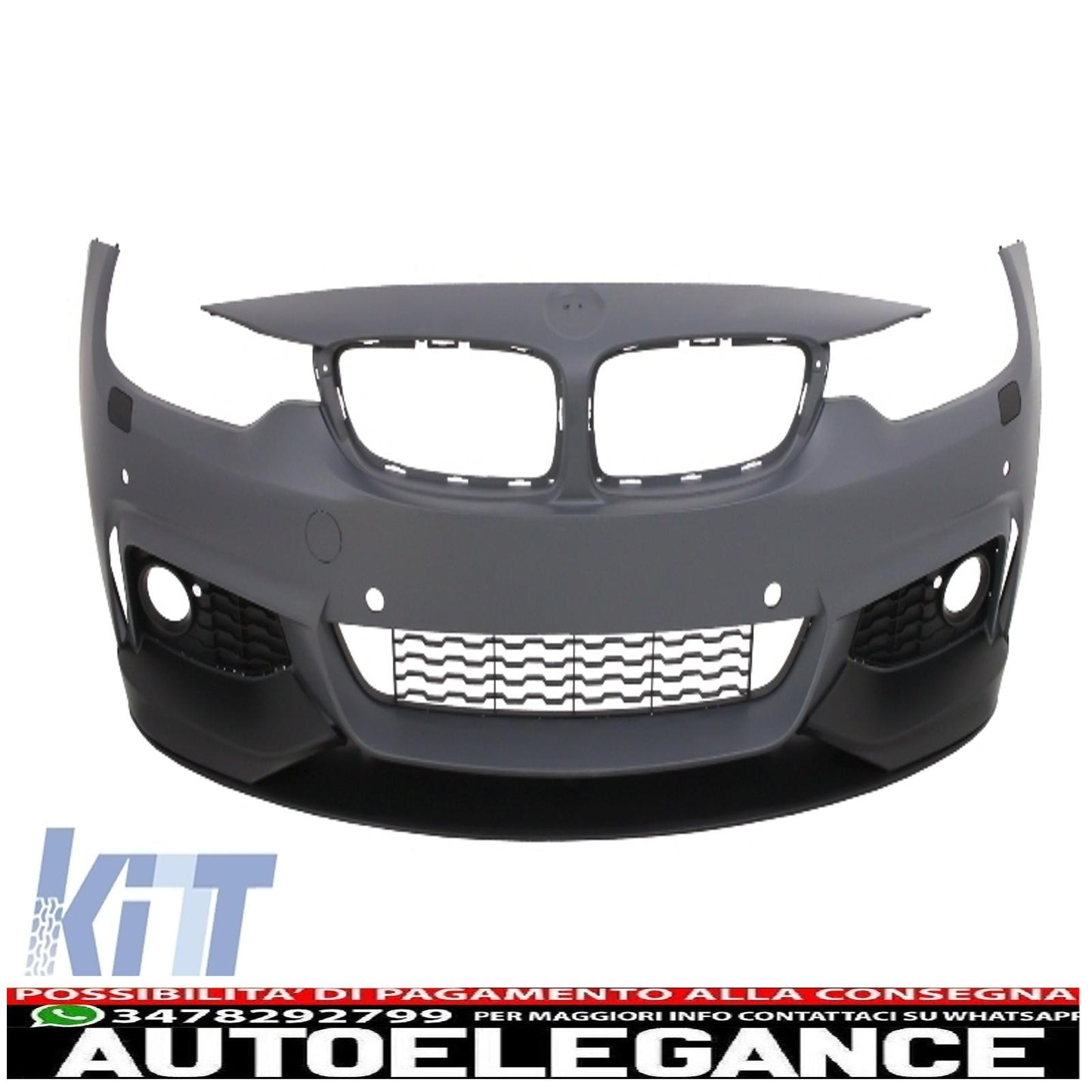 complete body kit suitable for bmw 4 series f36 gran coupe (2014-up) m-performance design with acs-look exhaust tips 