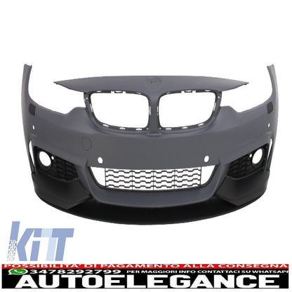 complete body kit suitable for bmw 4 series f36 gran coupe (2014-up) m-performance design with acs-look exhaust tips 