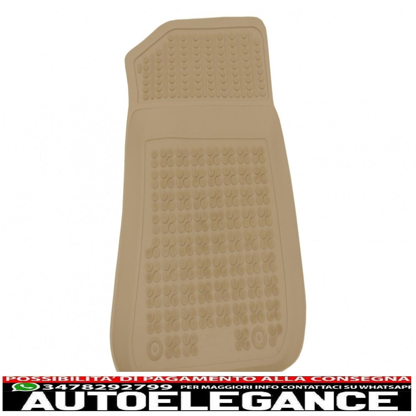 Beige rubber mat suitable for bmw x1 e84 2009-2015