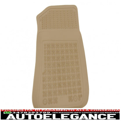 Beige rubber mat suitable for bmw x1 e84 2009-2015