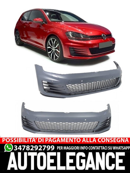 Paraurti anteriore adatto per VW Golf VII 7 5G (2013-2017) GTI Look