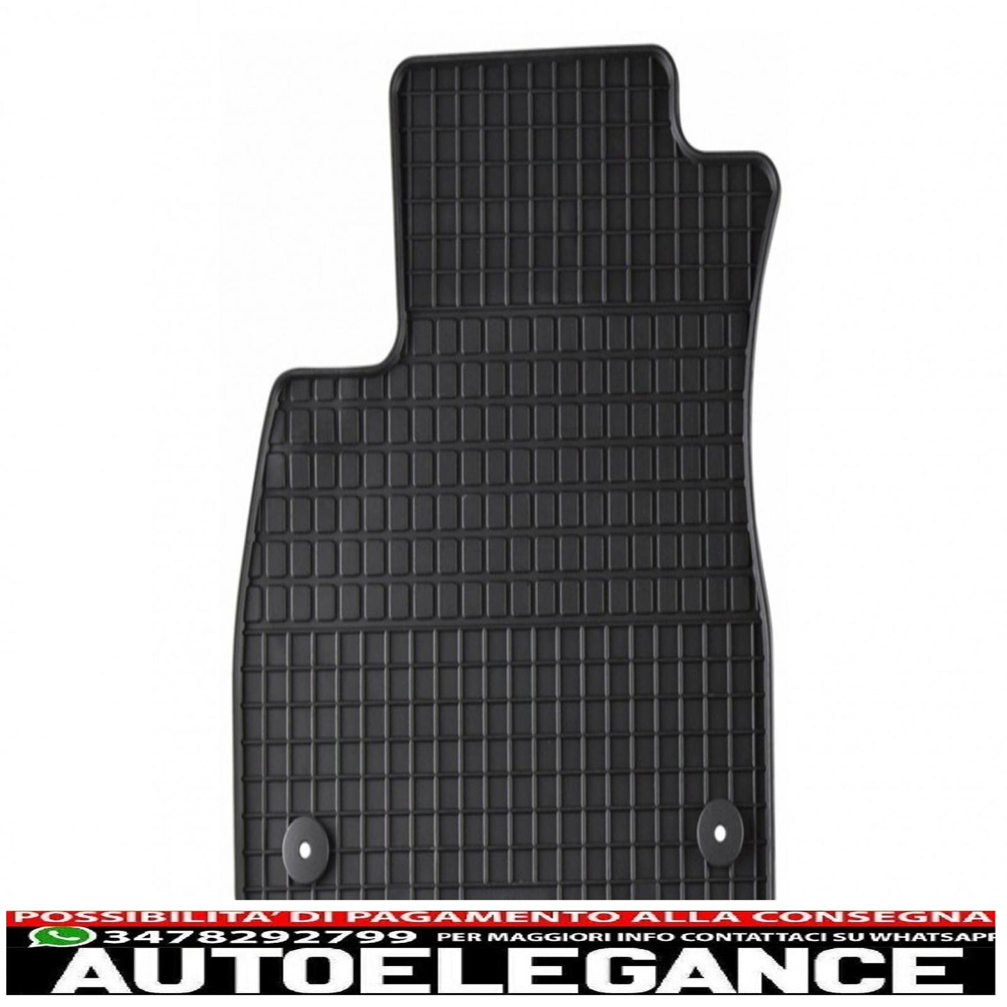 Black rubber mat suitable for opel insignia (2017-up)