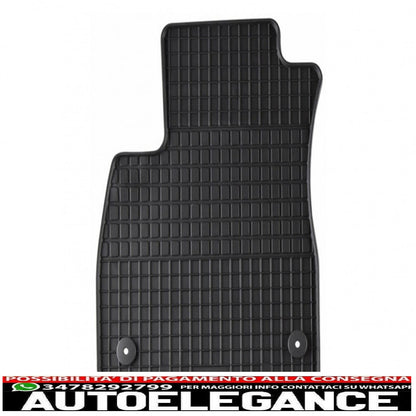 Black rubber mat suitable for opel insignia (2017-up)
