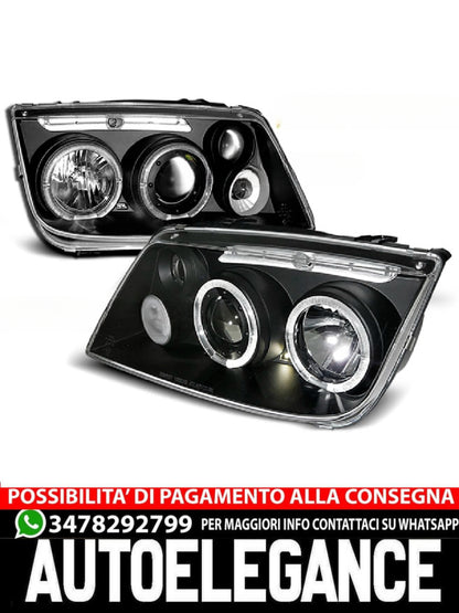 FARI ANGEL EYES NERO ADATTI COMPATIBILI PER VW BORA 09.98-07.05