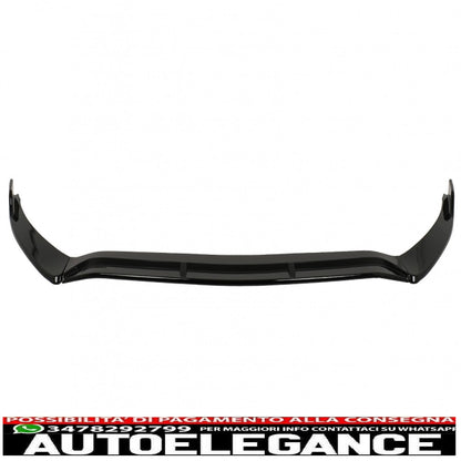 Front Bumper Spoiler Lip Fit For Mercedes Cla X118 C118 Sport Line Cla35 (2019-2023) Piano Black