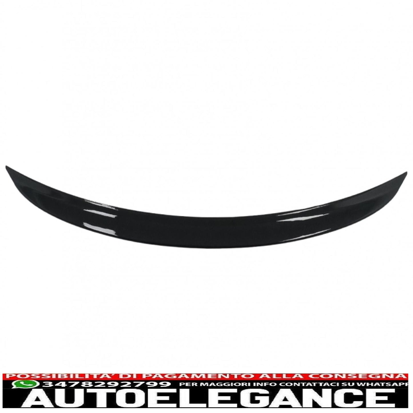 roof spoiler suitable for mercedes a-class w177 hatchback (2018-up) a45 design piano black