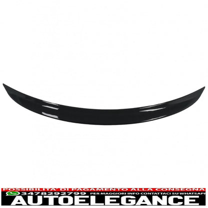 roof spoiler suitable for mercedes a-class w177 hatchback (2018-up) a45 design piano black