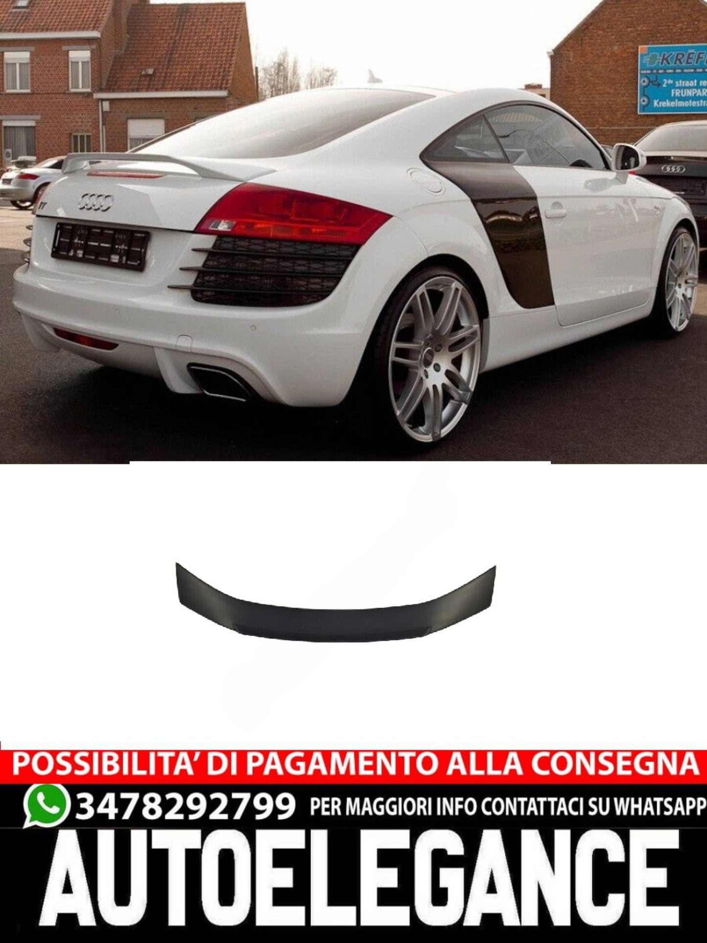 SPOILER adatto per AUDI TT 8J 2006-2014