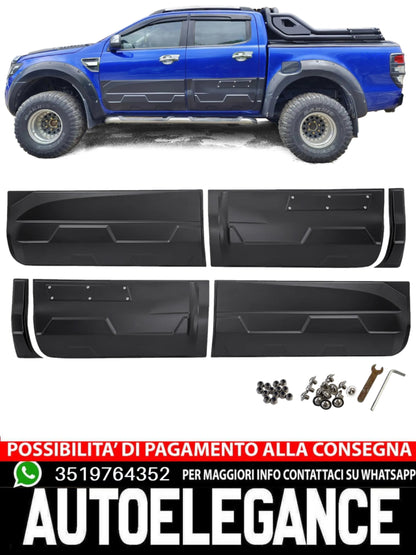Copri portellone posteriore con protezione paraurti per Ford Ranger T6 T7 T8