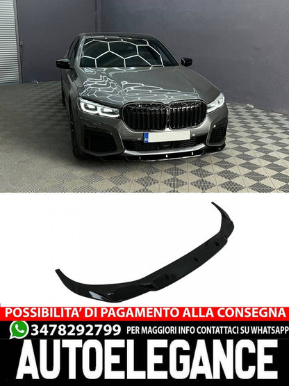 Front bumper spoiler lip suitable for BMW 7 Series G11 G12 LCI from 02.2019+ 