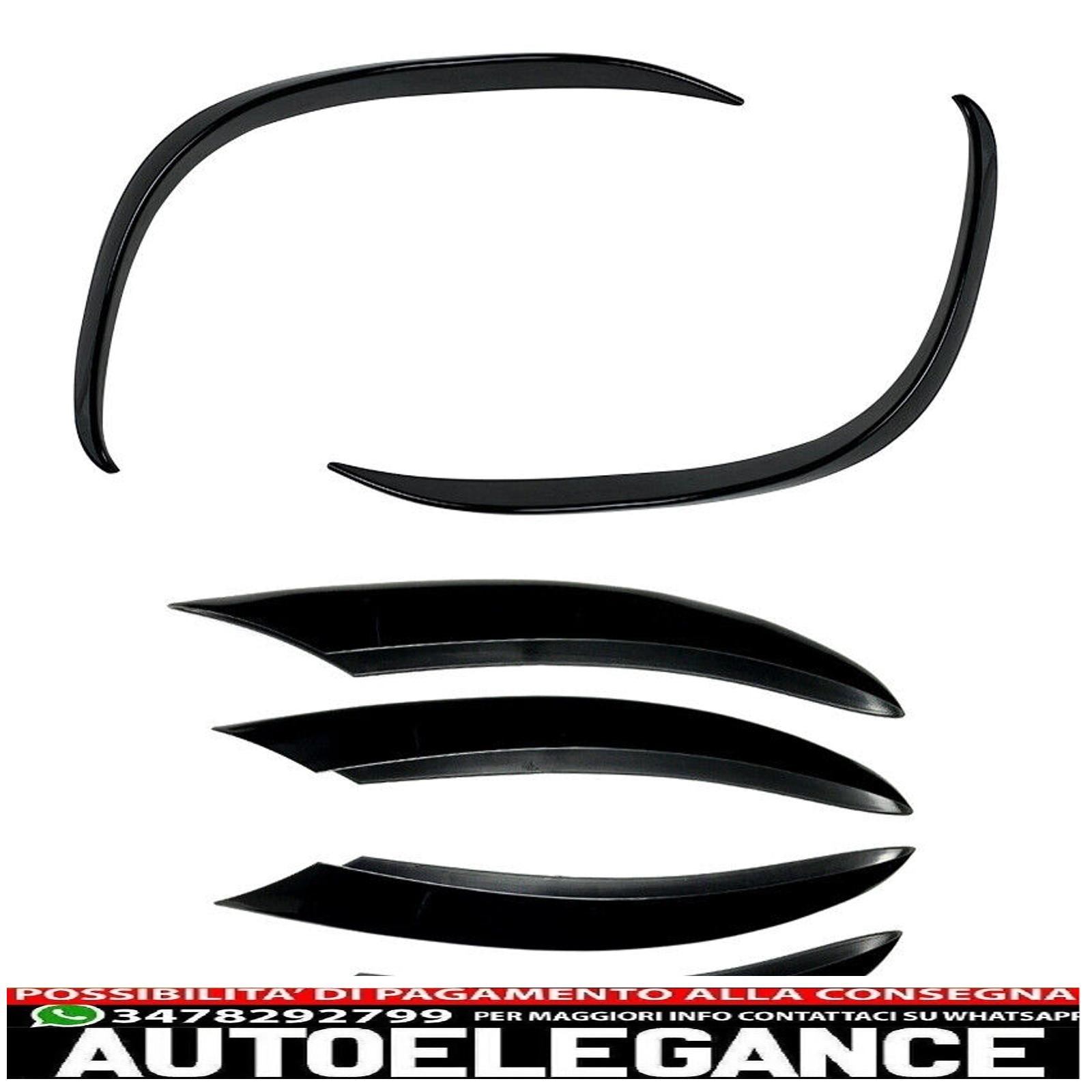 adatto per mercedes w205 classe c amg line (facelift) spoiler anteriore aero flaps-mostra il titolo originaletesto originalepasst für mercedes w205 c-klasse amg line (facelift) front spoiler aero flaps AUTOELEGANCERICAMBI