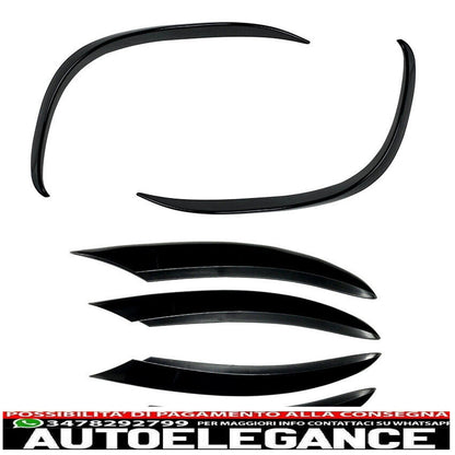 adatto per mercedes w205 classe c amg line (facelift) spoiler anteriore aero flaps-mostra il titolo originaletesto originalepasst für mercedes w205 c-klasse amg line (facelift) front spoiler aero flaps AUTOELEGANCERICAMBI