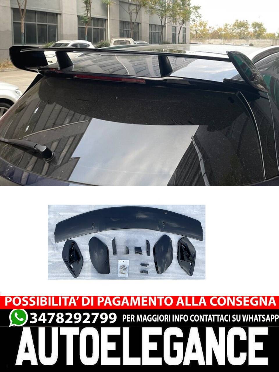 SPOILER suitable for MERCEDES GLA X156 2013-2019