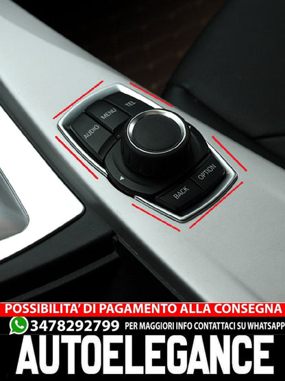 Telaio multimediale per BMW F20 F30 F31 F32 F33 argento cromato