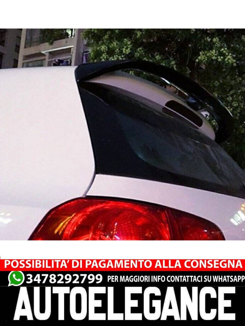 SPOILER adatto per VW Golf 6 2008-2016