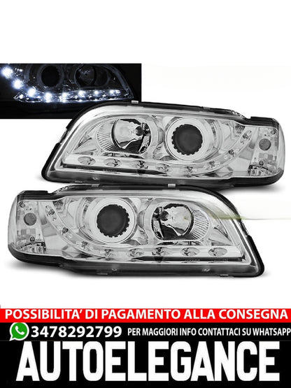 FARI ADATTI COMPATIBILI PER VOLVO S40/V40 02.96-04.00 LUCE DAYLIGHT CROMATA