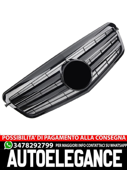 Sports grille for Mercedes W212 S212 E UP TO 2013 glossy black + logo 
