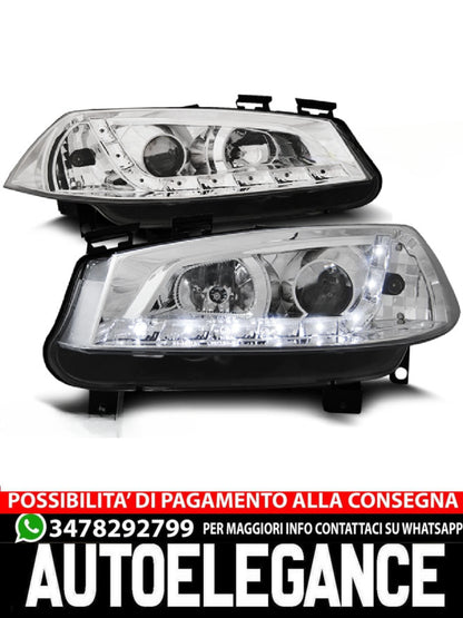 FARI CROMATI ADATTI PER RENAULT MEGANE II 11.02-12.05 DAYLIGHT