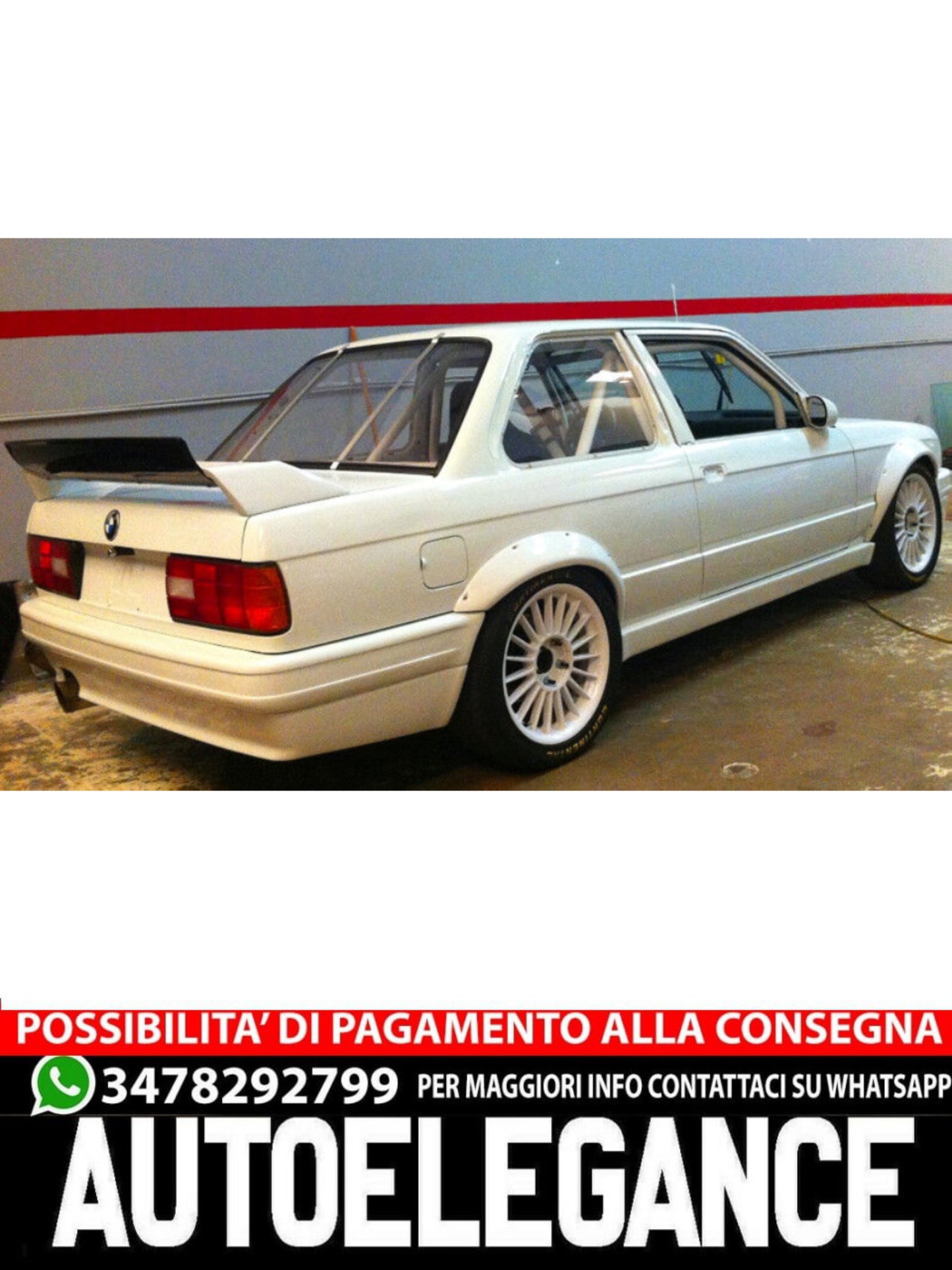 SPOILER ADATTO PER BMW SERIE 3 E30 EVO STYLE