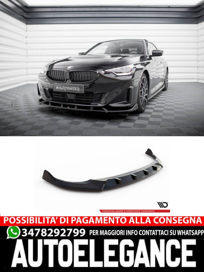 SPLITTER ANTERIORE V.2 COMPATIBILE PER BMW 2 COUPE G42  (2021 - )