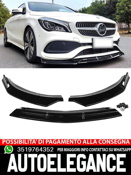 Labbro anteriore labbro spoiler adatto per Mercedes CLA W117 C117 X117 -2016