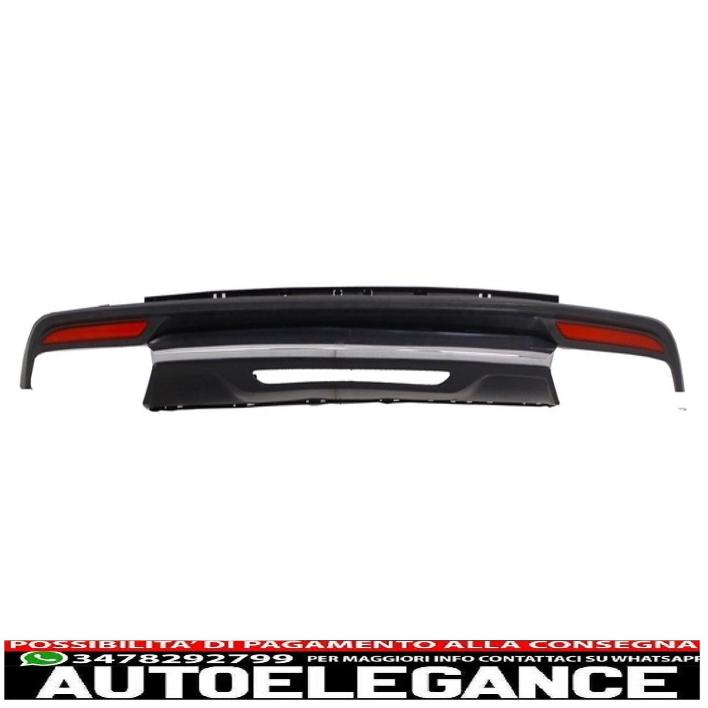 diffusore posteriore terminale di scarico nero adatto per mercedes classe s w222 pacchetto sport line (2013-06.2017)