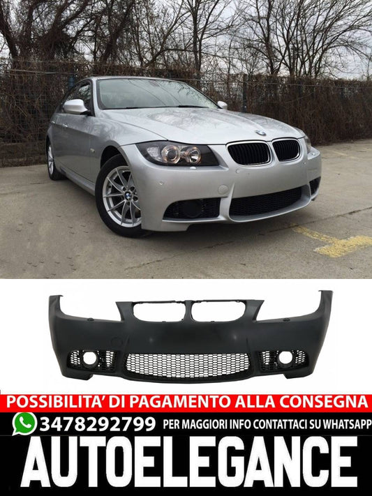 Front Bumper Suitable for BMW 3 Series E90 E91 Touring LCI Facelift 2008-2011 
