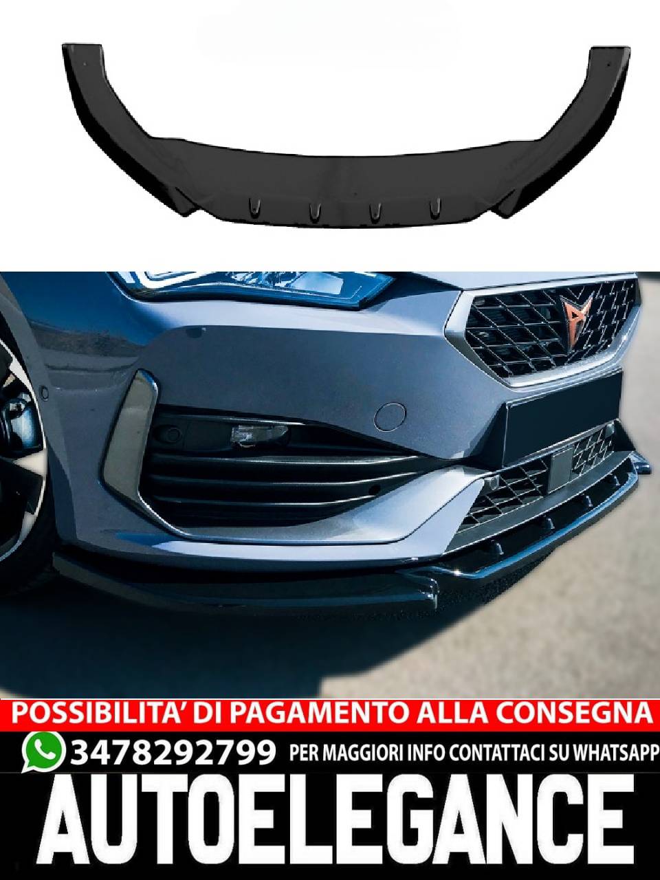 SPLITTER adatto per CUPRA Leon / Leon Sportstourer 2020+