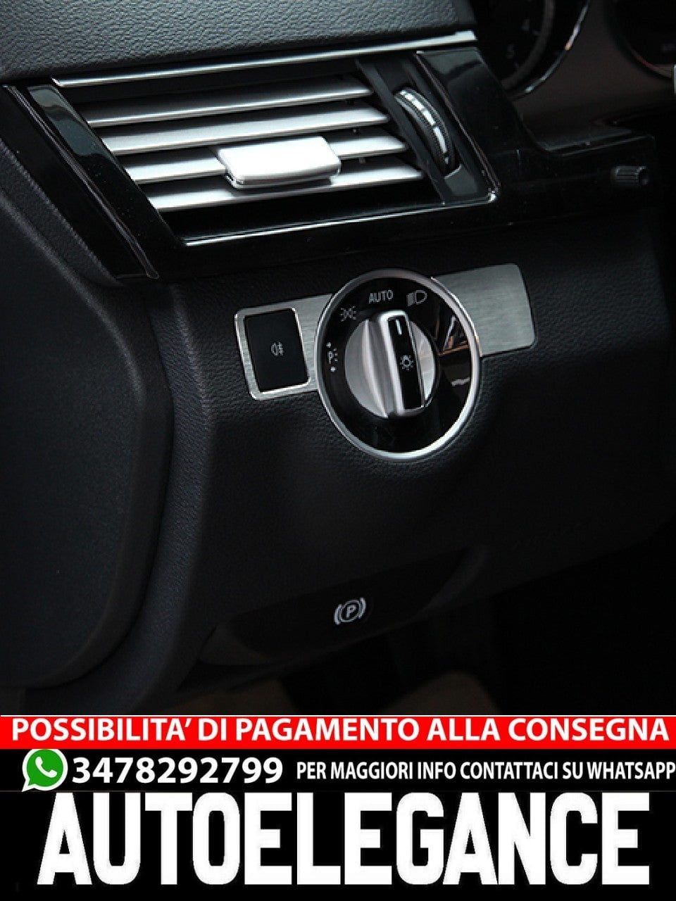 Per Mercedes W204 W246 W212 X204 interruttore fari pulsante diaframma