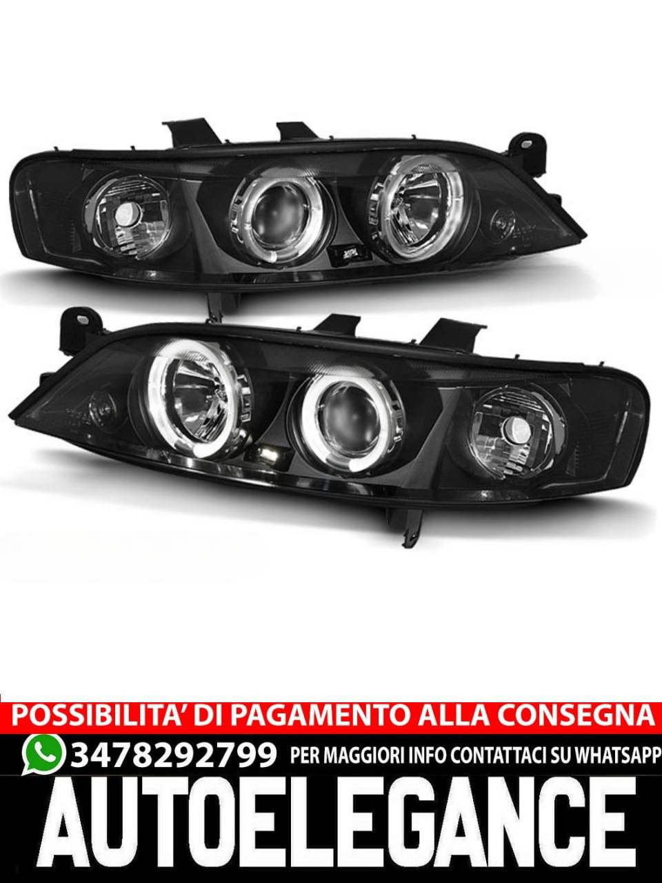 OPEL VECTRA B 99-03.02 ANGEL EYES BLACK 