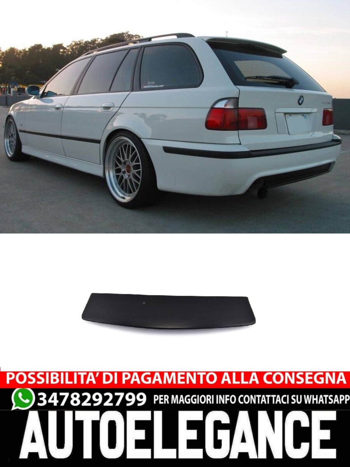 SPOILER adatto per BMW 5 E39 1995-2004