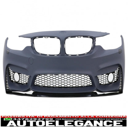 body kit suitable for bmw 4 series f32 coupe f33 cabrio (2013-03.2019) m4 design with grilles and fog lights