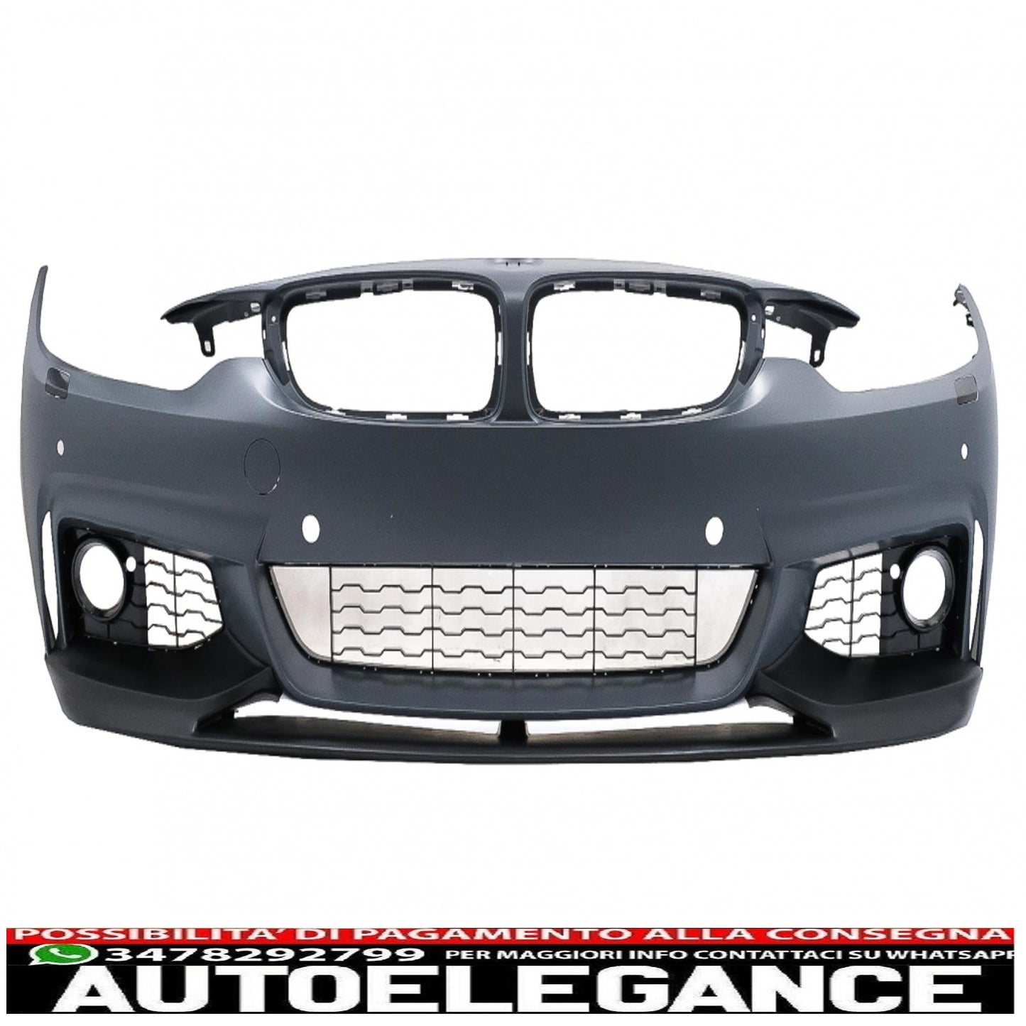 complete body kit suitable for bmw 4 series f36 gran coupe (2013-2019) m performance design double single exit black 