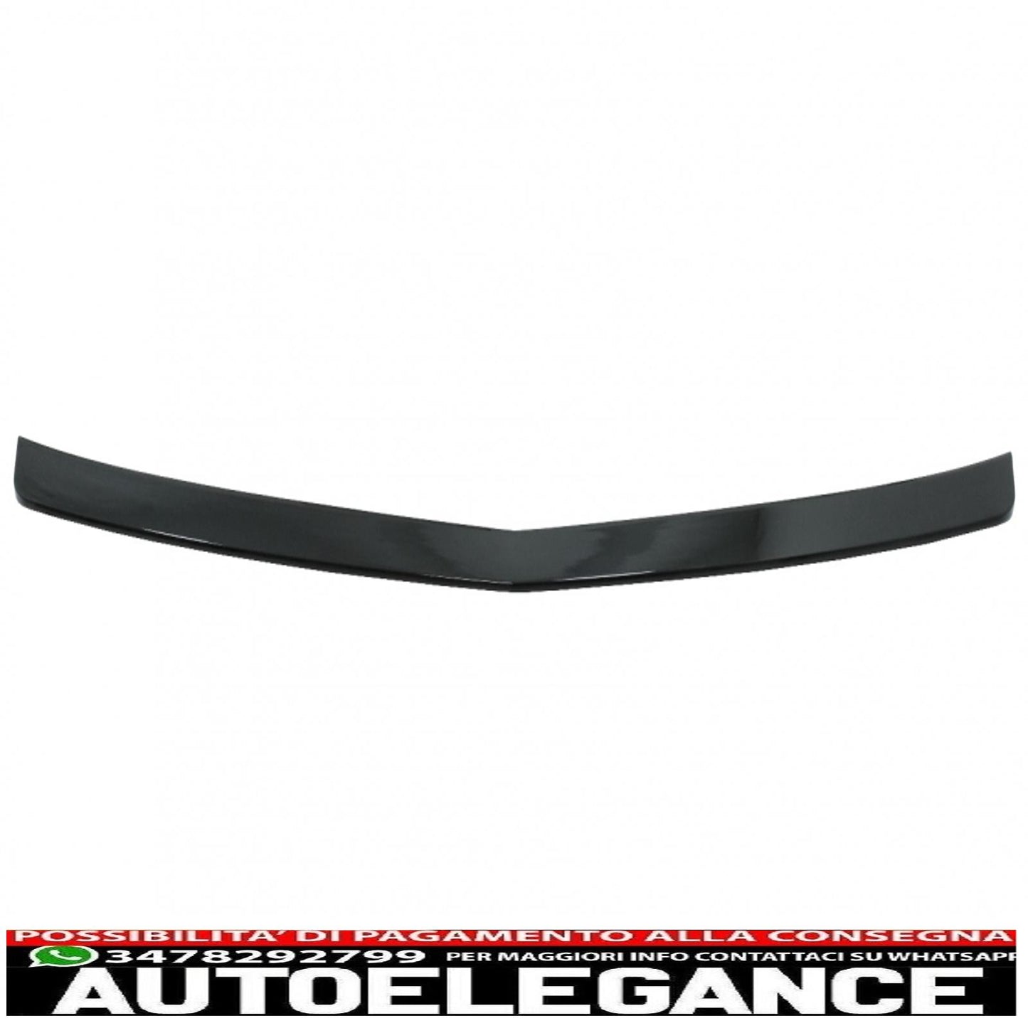 trunk spoiler suitable for mercedes e class w212 (2009-2016) restyling piano black design