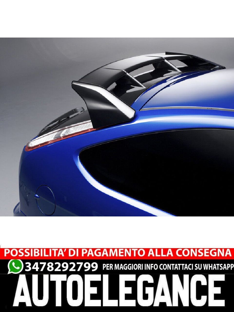 SPOILER STYLE RS ADATTO PER FORD FOCUS 2