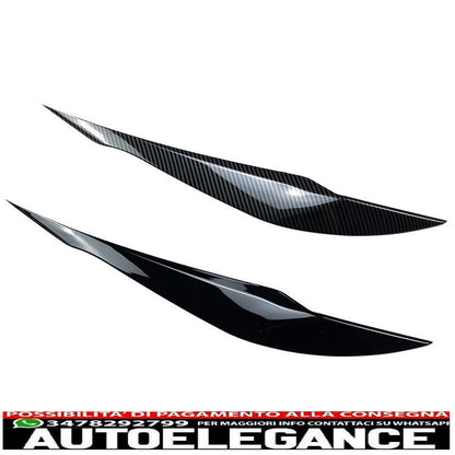 parafanghi gross sguardo nero lucido per bmw serie 3 f30 f31 2011-2019-mostra il titolo originaletesto coprifari originali evil eye black gloss per bmw serie 3 f30 f31 2011-2019