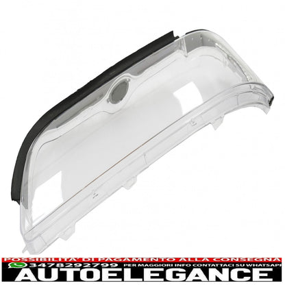 Clear left front headlight lens suitable for bmw 5 series e39 (1995-2000) 