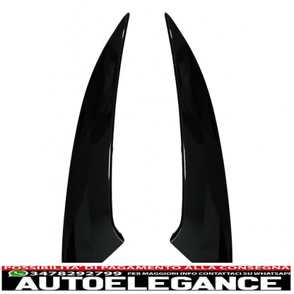 Alette paraurti posteriori flics alette laterali adatte per mercedes cla shooting Brake x118 cla coupe c118 (2019-up) pianoforte nero cla 45s design AUTOELEGANCERICAMBI