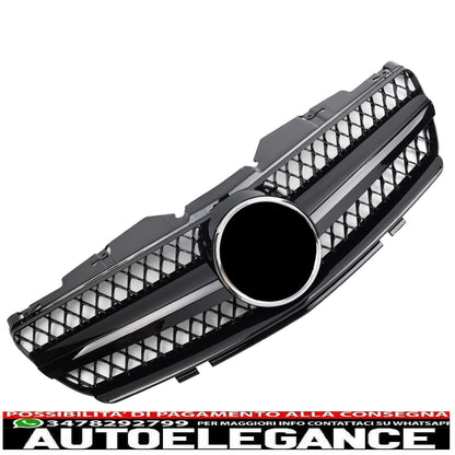 griglia sport griglia radiatore adatto per mercedes r230 sl 2001-2006 nero lucido-mostra il titolo originaletesto originalegrill sport kühlergrill passt für mercedes r230 sl 2001-2006 glanz schwarz