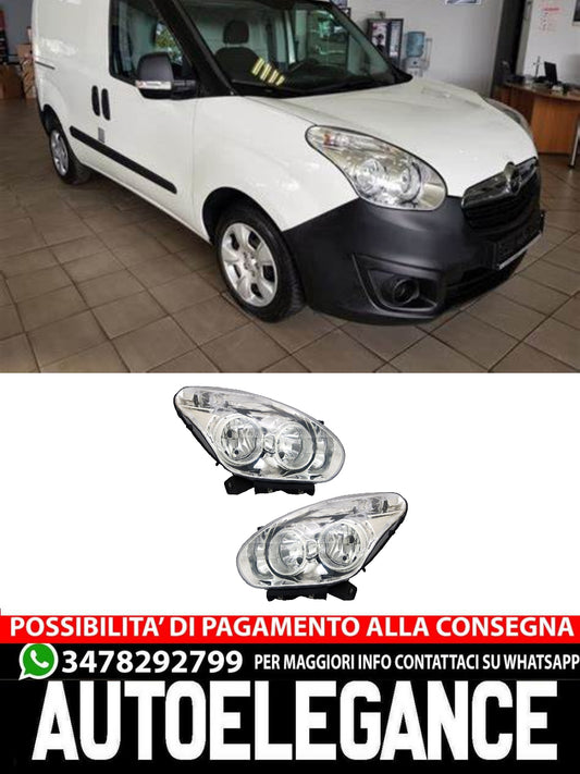 Headlight set for Fiat Doblo Opel COMBO LWR engine 