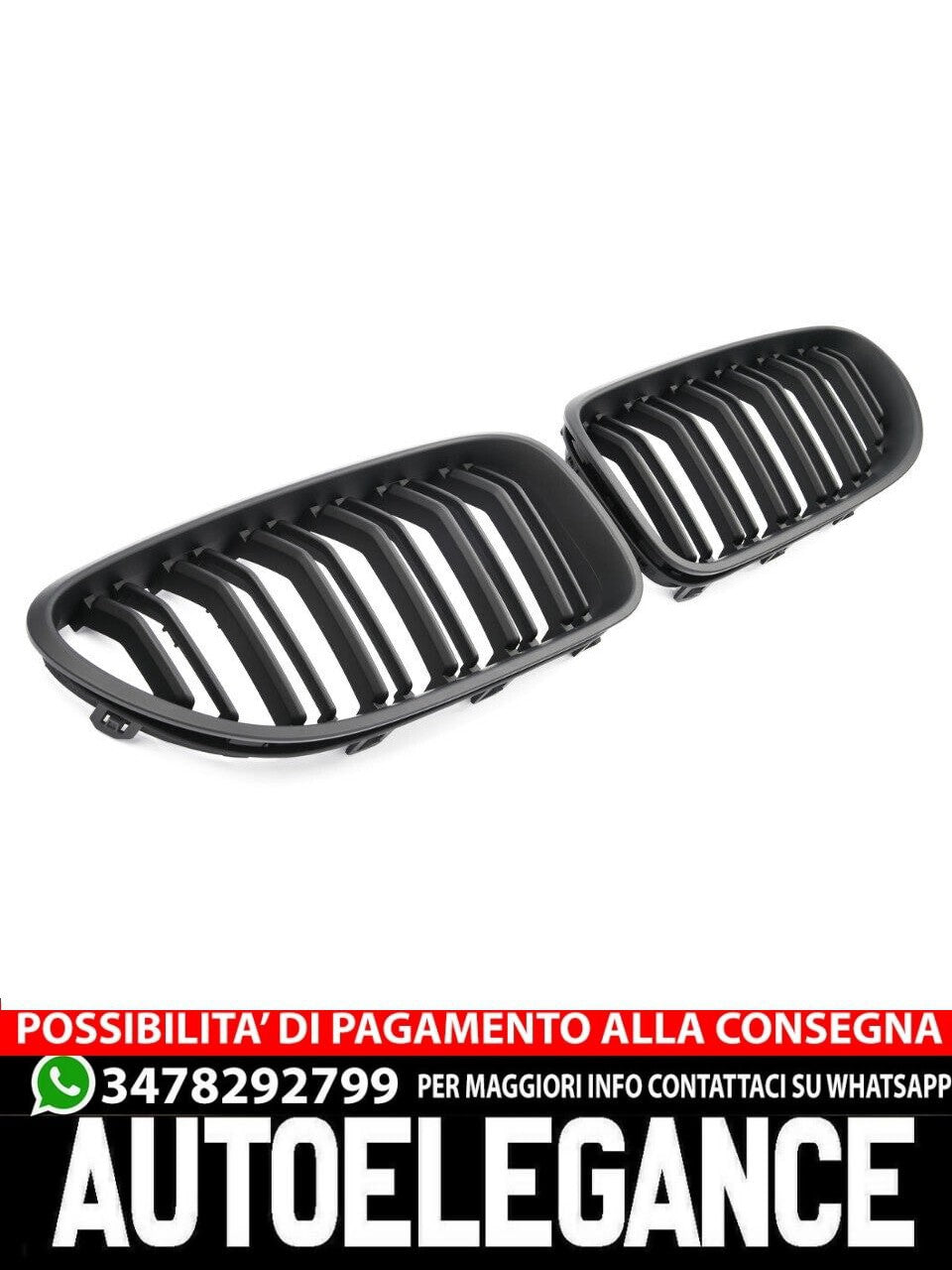 GRIGLIA PER BMW SERIE 6 F06 F12 F13 SPORT NERO OPACO