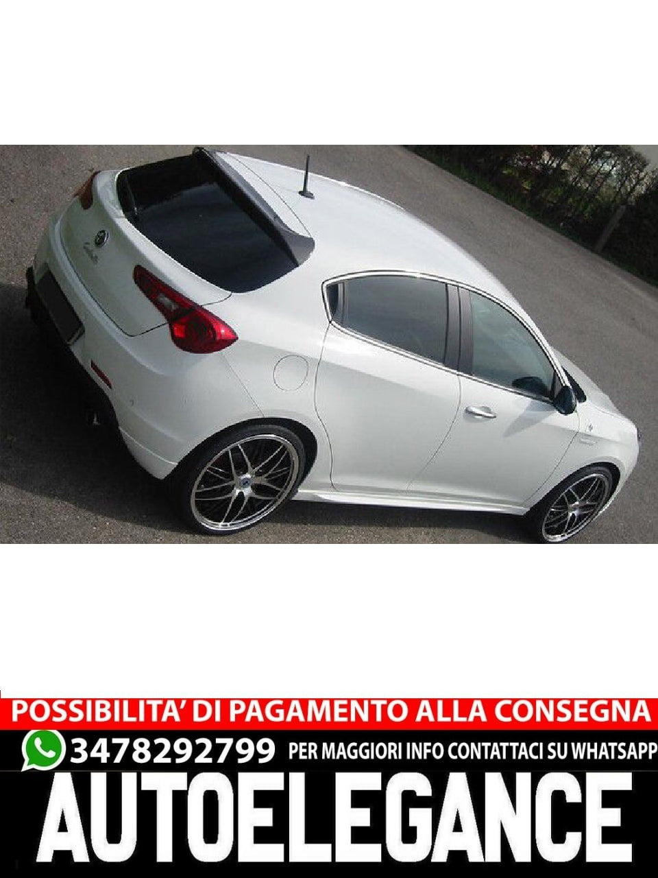 SPOILER ALETTONE POSTERIORE COMPATIBILE PER ALFA ROMEO GIULIETTA ( 2010-2020 )